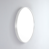 Modern Round Remer Mirror 610 x 610 - Matt White