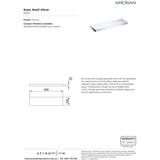 Arcisan Eneo Streamline Shelf 40cm - Chrome