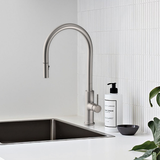 Kaya Pull Out Fienza Sink Mixer - Brushed Nickel