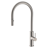 Kaya Pull Out Fienza Sink Mixer - Brushed Nickel