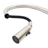 Kaya Pull Out Fienza Sink Mixer - Gun Metal