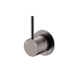 Fienza Kaya Up Wall Mixer Small Round Plate - Gunmetal Lf Sus304