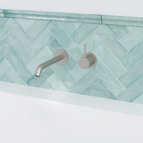 Kaya Up Basin/Bath Wall Fienza Mixer 160mm Outlet Set Round Plates - Brushed Nickel/Brushed Nickel