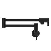 Fienza Kaya Pot Filler Wall Mixer - Matte Black Lf Sus304