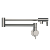 Fienza Kaya Pot Filler Wall Mixer - Brushed Nickel Lf Sus304