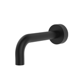 Fienza Kaya Wall Basin/Bath 130Mm Outlet Round Plate - Matte Black Lf Sus304