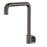 Fienza Kaya Squareline Wall Swivel Outlet Sus304 & Lf Brass - Gunmetal Lf