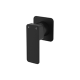 Fienza Tono Wall Mixer Dress Kit Small Square Plate - Matte Black Lf Sus304