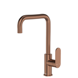 Fienza Empire Slim Sink Mixer - Brushed Copper Lf