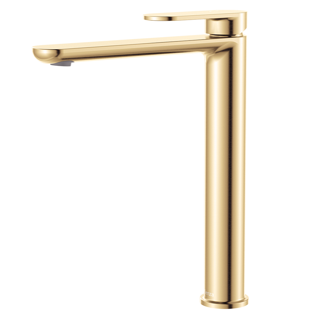 Fienza Empire Slim Tall Basin Mixer Cold Start - Urban Brass Lf