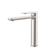 Fienza Empire Slim Medium Basin Mixer Cold Start - Brushed Nickel Lf