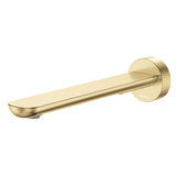 Fienza Empire Slim Wall Bath/Basin Outlet 220mm Round Plate - Urban Brass Lf