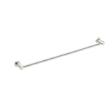 Nero Mecca Single Towel Rail 800Mm - Brushed Nickel