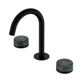Nero Serenity Basin Set Arc Spout Matte Black - Verde Alpi Handle