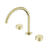 Nero Serenity Bath/Kitchen Set Arc Spout Brushed Gold - Metal Handle