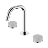 Nero Serenity Basin Set Edge Spout Chrome - Carrara Handle
