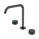 Nero Serenity Bath/Kitchen Set Edge Spout Gunmetal - Verde Alpi Handle