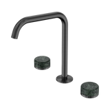 Nero Serenity Bath/Kitchen Set Edge Spout Gunmetal - Verde Alpi Handle