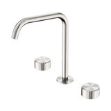 Nero Serenity Bath/Kitchen Set Edge Spout Brushed Nickel - Metal Handle