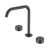 Nero Serenity Bath/Kitchen Set Edge Spout Gunmetal - Metal Handle