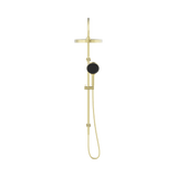 Nero Serenity Twin Shower - Brushed Gold