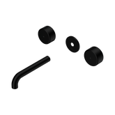 Nero Serenity Wall Basin Set 160Mm Spout Matte Black - Metal Handle Trim Kit Only