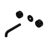 Nero Serenity Wall Basin Set 160Mm Spout Matte Black - Metal Handle Trim Kit Only