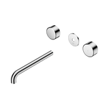 Nero Serenity Wall Basin Set 220Mm Spout Chrome - Metal Handle Trim Kit Only