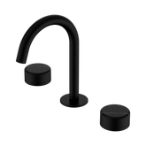 Nero Serenity Basin Set Arc Spout Matte Black - Marquina Black Handle