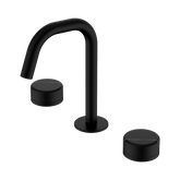 Nero Serenity Basin Set Edge Spout Matte Black - Marquina Black Handle