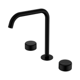 Nero Serenity Bath/Kitchen Set Edge Spout Matte Black - Marquina Black Handle