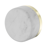 Serenity Progressive Shower Nero Mixer With Carrara Handle - Brushed Gold