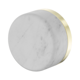 Serenity Progressive Shower Nero Mixer With Carrara Handle - Brushed Gold