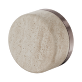 Serenity Progressive Shower Nero Mixer With Rome Travertine Handle - Brushed Bronze