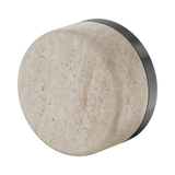 Nero Serenity Progressive Shower Mixer Gunmetal - Rome Travertine Handle