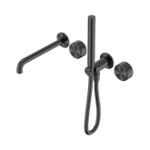 Nero Serenity Progressive Shower System - Spout Gunmetal - Metal Handle & Slim Shower