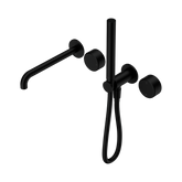 Nero Serenity Progressive Shower System - Spout Matte Black - Metal Handle & Slim Shower