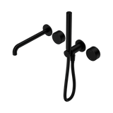 Nero Serenity Progressive Shower System - Spout Matte Black - Metal Handle & Slim Shower