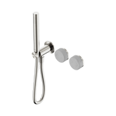 Nero Serenity Progressive Shower System Brushed Nickel - Carrara Handle & Slim Shower