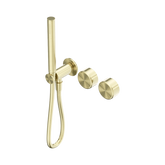 Nero Serenity Progressive Shower System Brushed Gold - Metal Handle & Slim Shower