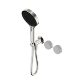 Nero Serenity Progressive Shower System Brushed Nickel - Carrara Handle & Serenity Hand Shower