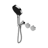 Nero Serenity Progressive Shower System Chrome - Carrara Handle & Serenity Hand Shower
