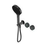 Nero Serenity Progressive Shower System Gunmetal - Verde Alpi Handle & Serenity Hand Shower
