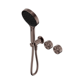 Nero Serenity Progressive Shower System Brushed Bronze - Metal Handle & Serenity Hand Shower