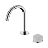 Nero Serenity Progressive Basin Mixer Arc Spout Chrome - Carrara Handle