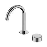 Nero Serenity Progressive Basin Mixer Arc Spout Chrome - Metal Handle