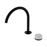 Nero Serenity Progressive Bath/Kitchen Mixer Arc Spout Matte Black - Carrara Handle