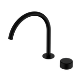 Nero Serenity Progressive Bath/Kitchen Mixer Arc Spout Matte Black - Metal Handle