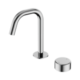 Nero Serenity Progressive Basin Mixer Edge Spout Chrome - Metal Handle