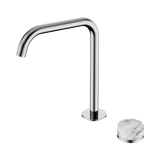 Nero Serenity Progressive Bath/Kitchen Mixer Edge Spout Chrome - Arabescato Corchia Handle